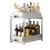 Kitchen Spice Rack Drawer Shelf Kitchen Cupboards Organizer Pull Out Type Vegetable Fruit Storage Basket Drawer White 1
