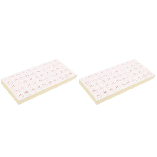 100Sheets White Blank Label Stickers for Storage Boxes and Decoration