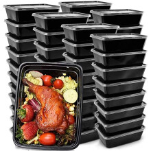 50-Pack Meal Prep Containers Herbruikbare To-Go Voedselcontainers Plastic Bento Boxen Voedselopslag Lunchbox