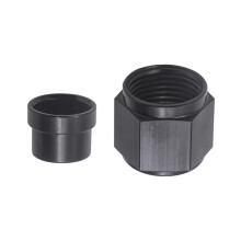 Precisions aluminium moer en hulsset Hardline buisfitting-AN10