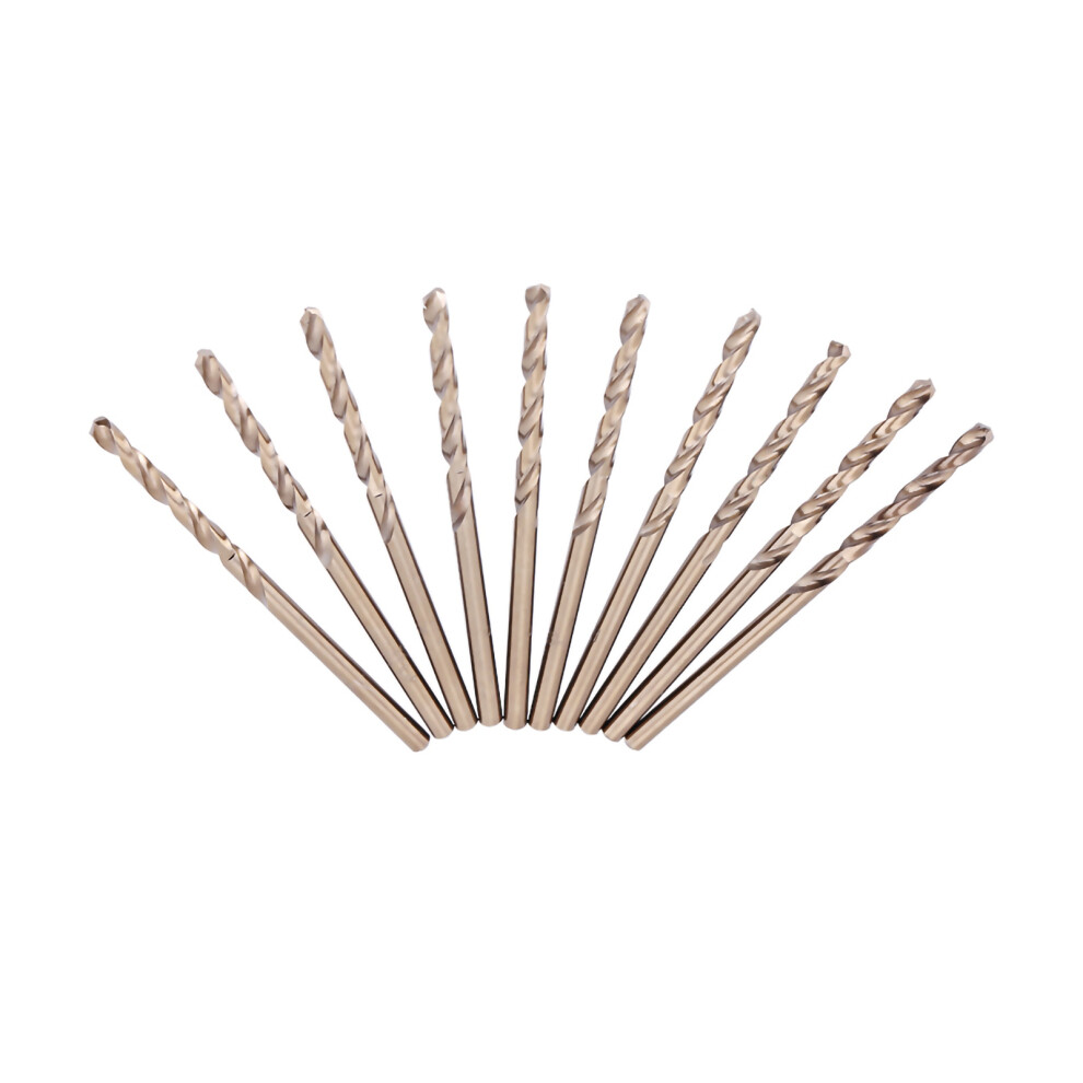 M35 10Pc Drill Bit Set Hss Cobalt