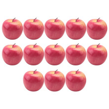 Realistic Fake Apples 13 PCS - Fake Fruits,Decorative Fruit for Decoration (Red)