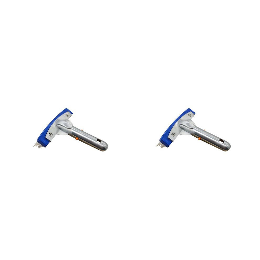 2Pcs 5.5In Stainless Steel Swimming Pool Cleaner Brush For Spa Pond Floor Wall Cleaning Equipment Tool 6032238799948
