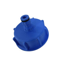 Universele blauwe plastic slangadapterafdekking met grote