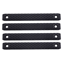 Rails de couverture de garde-main en Nylon-Un 12cm Noir