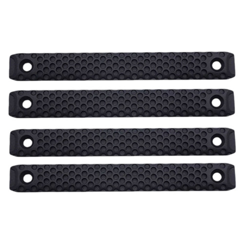 Rails de couverture de garde-main en Nylon-Un 12cm Noir