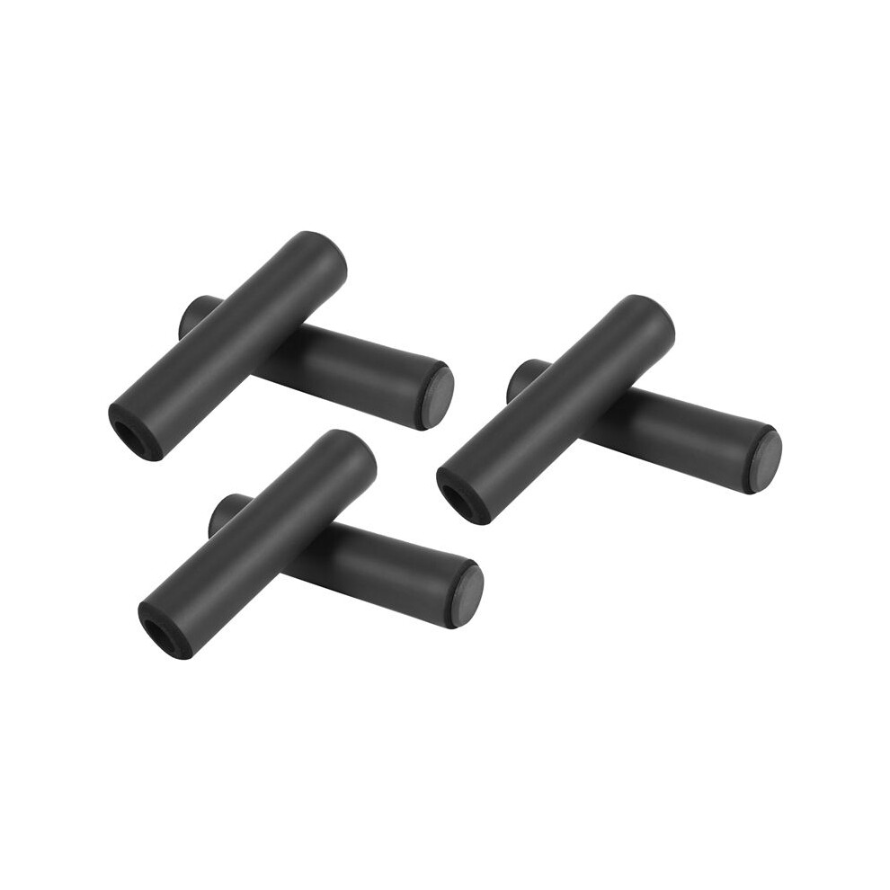 3X Handle Bar Grips Scooter Bmx Mtb Mountain Bike Bicycle Cycle Ultralight Siliconeï¼Blackï¼ Black 4714003269048