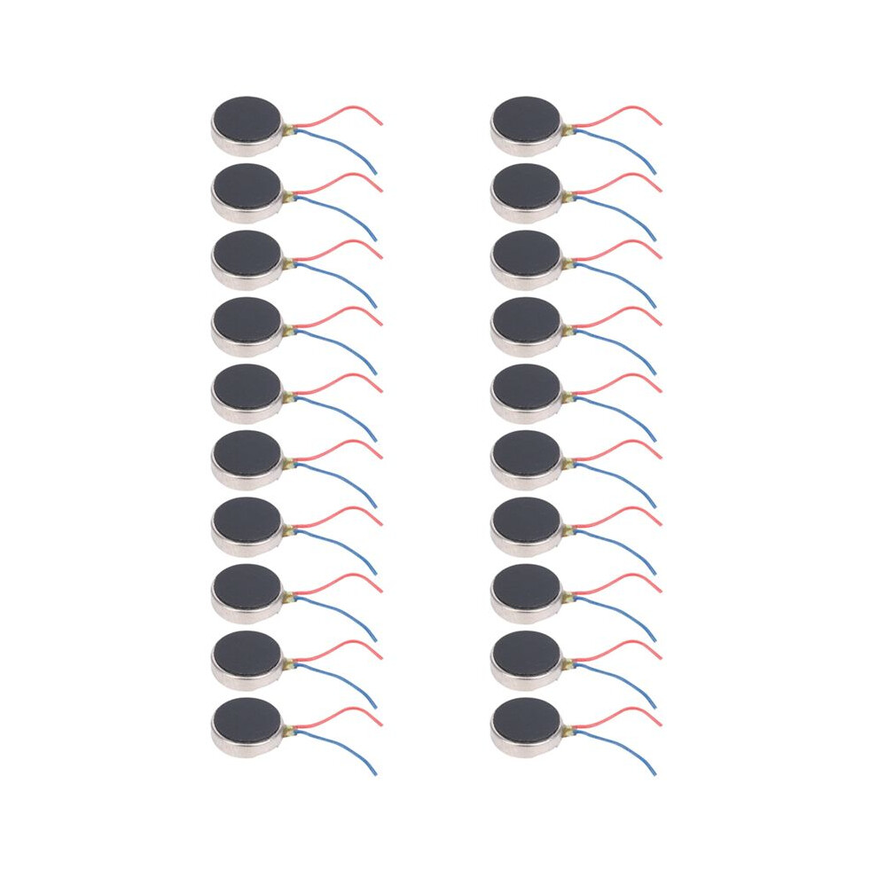 20X 3V 60Ma 9000+/-2000Rpm Phone Coin Flat Vibrating Vibration Motor 4711095359039