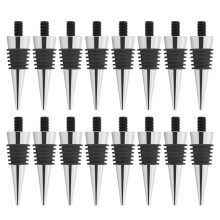 16 Stuks Metalen Kurk Wijnkurk Kit Herbruikbare Wijn Kurk Insert Set Hardware voor Bruiloft Wijn Party Bar DIY Draaien