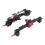 Portalachse SCX10 III Alu schwarz rot 13