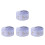 4Rolls Cloth Wire Ribbon with Delicate Patterns for Easter Crafts 2