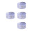 4Rolls Cloth Wire Ribbon with Delicate Patterns for Easter Crafts 4