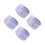 4Rolls Cloth Wire Ribbon with Delicate Patterns for Easter Crafts 6