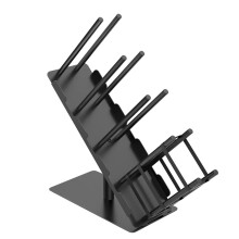Metal Cup Stand With Stackable Design For Storing Mugs Tea Bags