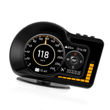 Adjustable Auto HUD Screen Universal for Speed RPM Voltage &