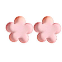 Mahjong Dices Holder Flower Plate For Kitchen Storage And-Pink