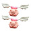 Miniature Flying Pig Sculpture With Wobbling Function-White 1