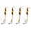 4X NR-81533B K Type Sensor Right Angle Surface Temperature Probe High Temperature Thermocouple -50 to 500 1
