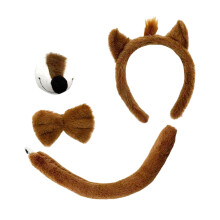 3/4/5 stuks hond kostuums set hond oren-Bruine 4-delige set