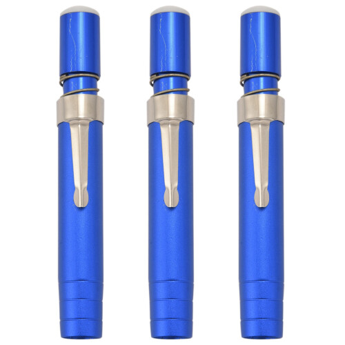 3 Pcs Black Aluminum Alloy Chalk Keeper Holder ()