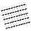 Cable Clips with Screws Fastener Power Cables Organizers-Black 1