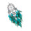 Fashionable Dreamcatchers Feathered Beads Ornament For-Blue 1