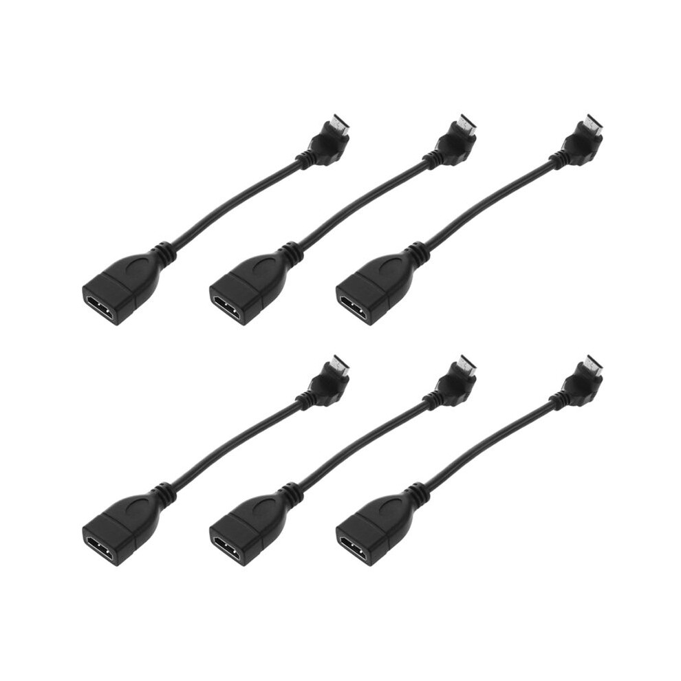 6X Male To Female 90 Degree Converter Connector Adapter Cable 1080P 6031535578553
