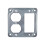 Receptacle Electrical Box Cover Plate-combination panel 1