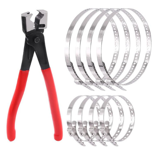 Ensemble d'outils de pinces de serrage de botte CV avec pinces