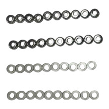 Zinc Alloy Drum Tension Screw Fastener- Black rubber