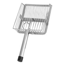 Cats Litter Scooper with Deep Shovel Handle-silver long clause