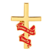 Lint Broche Pin Kleding Sieraden Mooi Accessoire Delicate-Rood