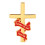 Stylish Brooch Multifunctional Accessory Beautiful Ribbon-Red 1