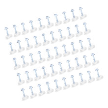 C-type kabelclips met schroeven-Wit