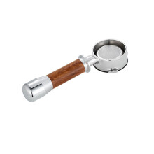 Porte-Filtre Sans Fond de 51 mm, Porte-Filtre à Café Sans Fond, Remplacement pour Cafetière à Trois Becs pour la Maison