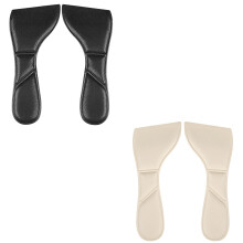 2Pair Anti Friction Insoles Adhesive High Heel-apricot black S