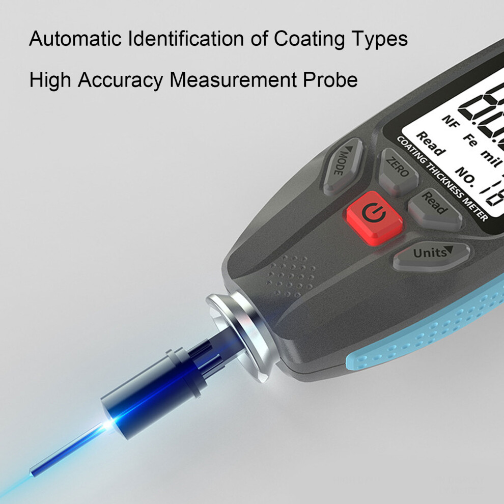 Automotive Paint Thickness Gauge with LCD