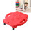 4 Wheel Balance Scooter Kids Red Plastic 12