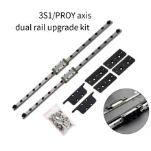 For 3 S1 Dual Y-Axis Upgrade Linear Rail Kit for 3 S1 Pro 3D Printer Parts Double Slide Rail Kit