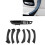 Car Front Left Window  Panel Cover Interior Door Pull Handle for  3 Series E90 LHD 3