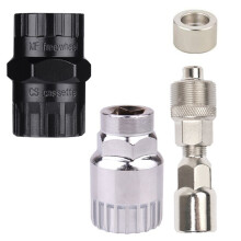 Bike Repair Tool Kit Freewheel Cassette Crank Bottom Bracket Removal Bike Repair Tool for Road Mountain Bikes