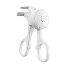 Electric Eyelash Curler with 3 Heating Model Portable Eye Lash Perm Shaping and Thermal Eyelash Clip White