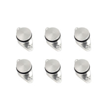 6 x 22 mm Drallklappen-Entfernungsblenden für M57, M57N und M57Tu, silberfarben