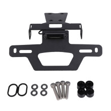 Anti support de plaque d'immatriculation de moto de rouille avec