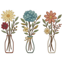 Metalen bloem muur kunst rustieke boerderij decors-B396 9