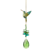 Crystal Suncatchers for Window Hanging Sun-Green Hummingbird
