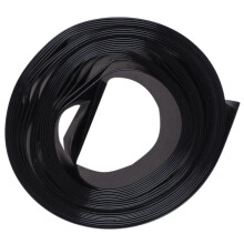 2pcs 70mm/44mm PVC Heat Shrink Tubing Wrap Black 2M 6.5Ft for 18650 Battery