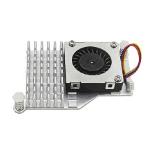 Cooling Fan for Raspberry Pi 5 Board with Aluminum Heat Sink