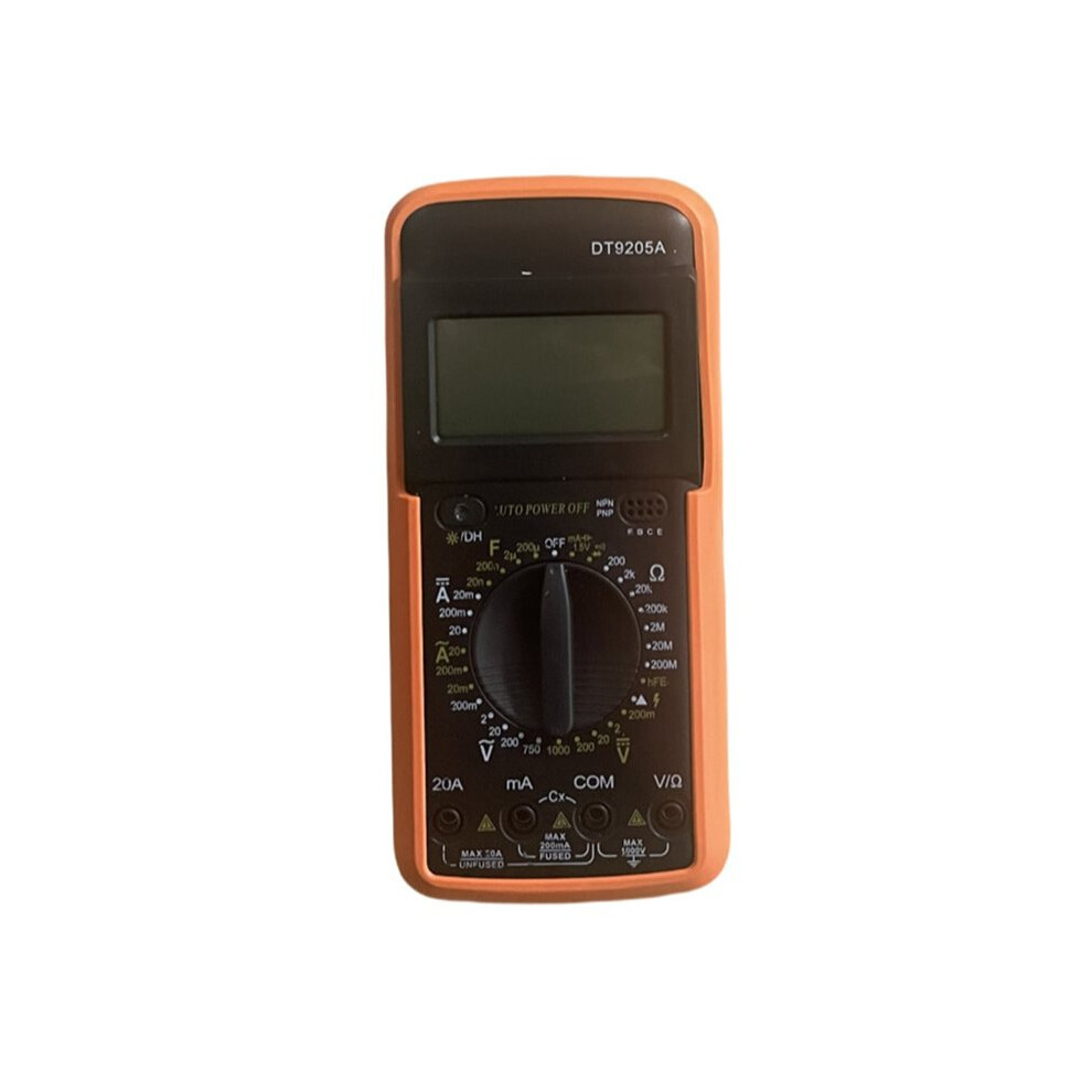 Dt9205a Digital Multimeter Ac Voltmeter Ohm Volt Amp Tester Resistance Capacitance Diode Hfe Tester, Multimeter 4713211451177