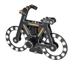 DIY-Fahrrad-Lötprojekt: Elektronische Fahrradausstattung mit SMD-RGB-LED-Leuchten und Drehknopfsteuerung - ein Tolles Geschenk für MINT-Fächer